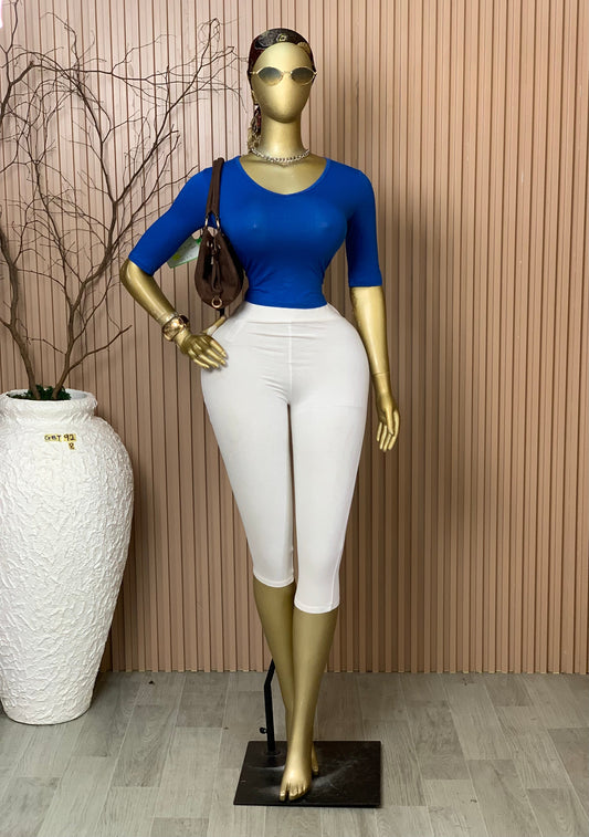 SIZE8 GLAMOUR BASIC TOP92 BLACK