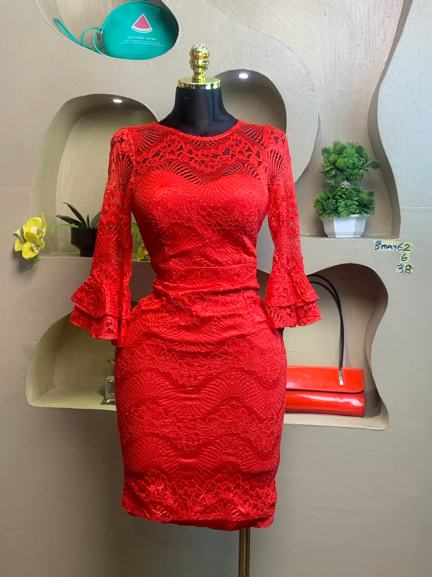 SIZE6 8MAY62 Length38 (red)