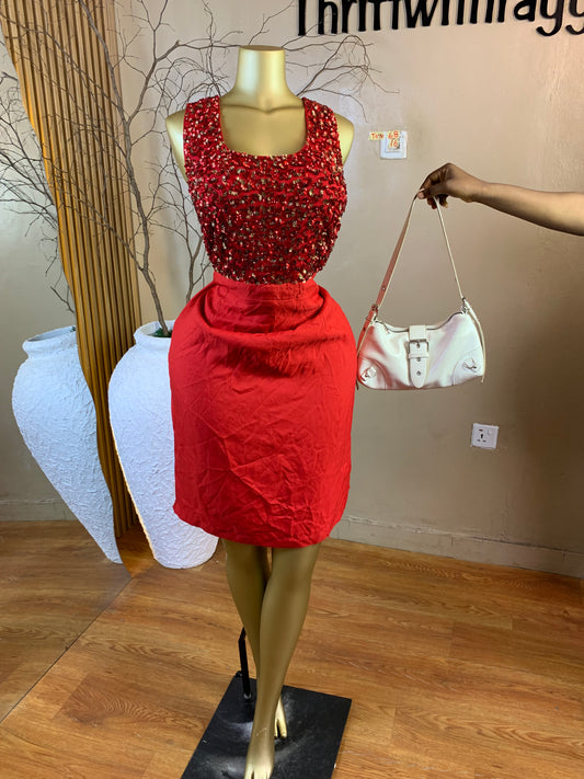 TOYO68 SIZE16 red dress
