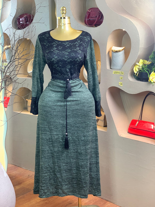 WALK-IN36 SIZE14 Length57 sage green