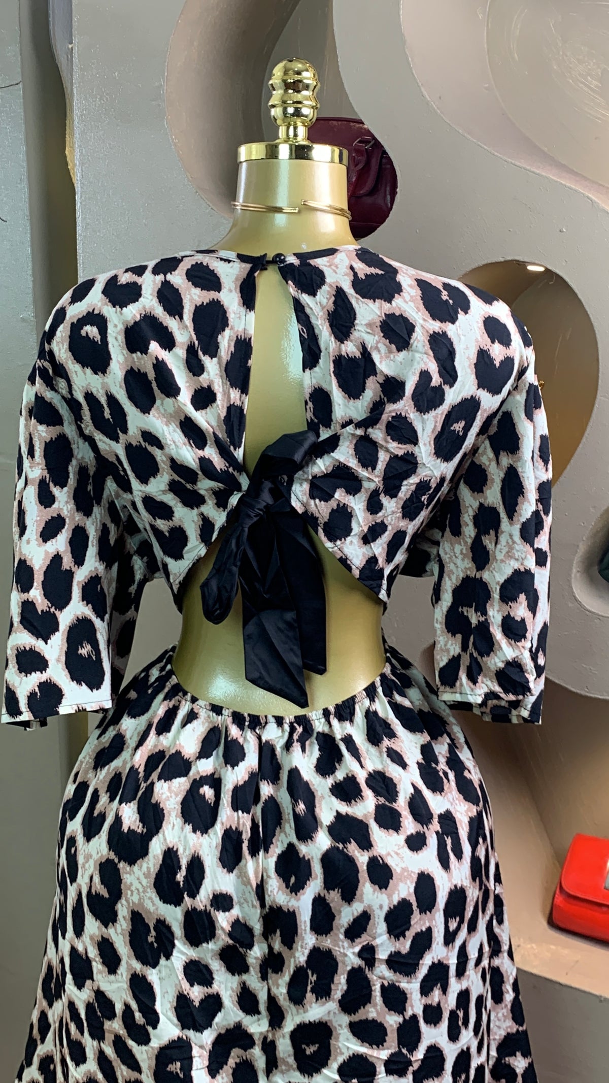 GRACE23 SIZE18 Length42 Animal print