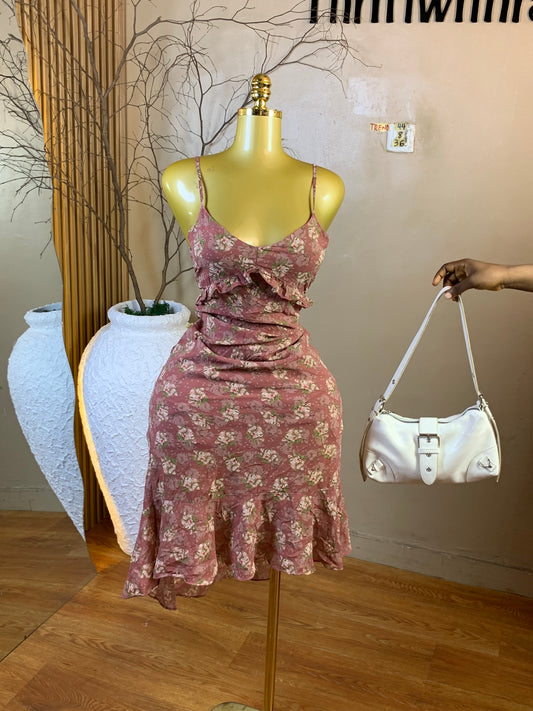 TREND44 SIZE8 Length36 chiffon dress