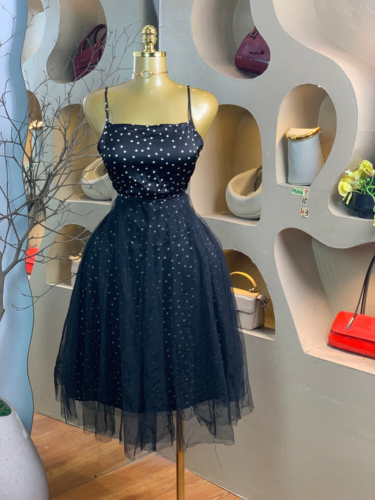 MIRA9 SIZE10 Length43 black dress