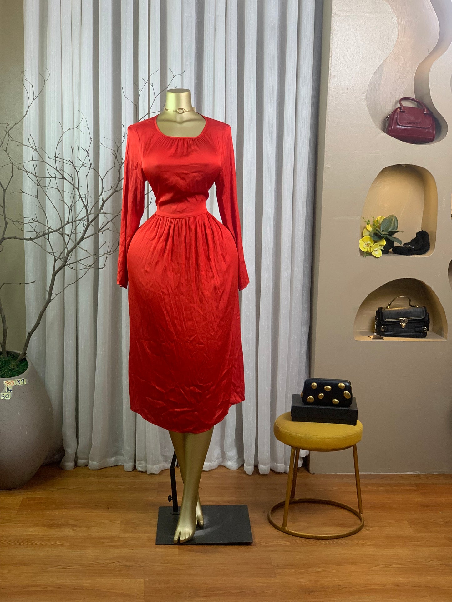 JOY39 SIZE14 Length50 red color