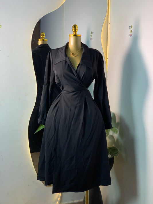 SIZE18 6Y28  Length45 (Wrap Dress)