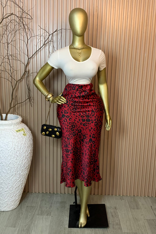 DEBBY8 SIZE6/8 Length35 silk skirt