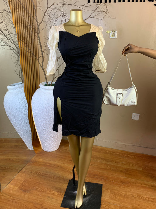 COCO33 SIZE8 Length43 corporate dress
