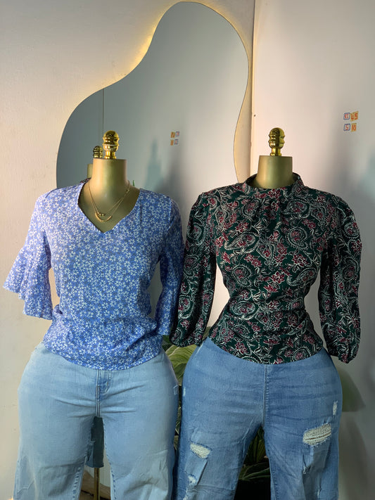 SIZE10 8I45B (green floral)