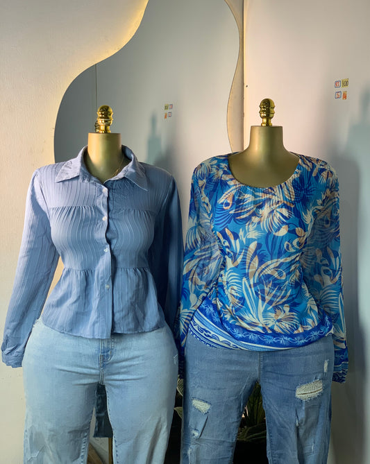 SIZE14 8I100B (Blue pattern)