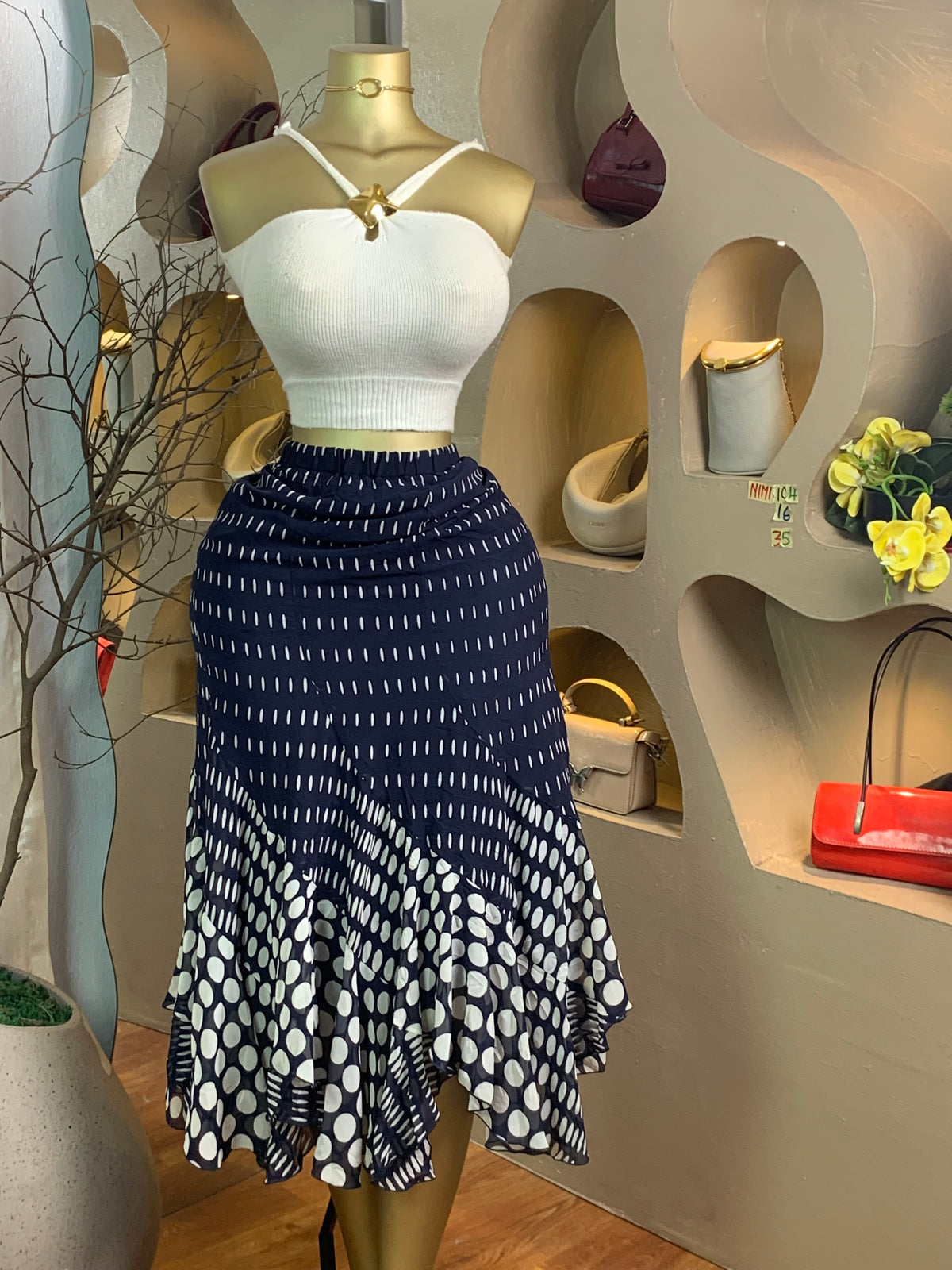 NIMI104 SIZE16 Length35(skirt only)