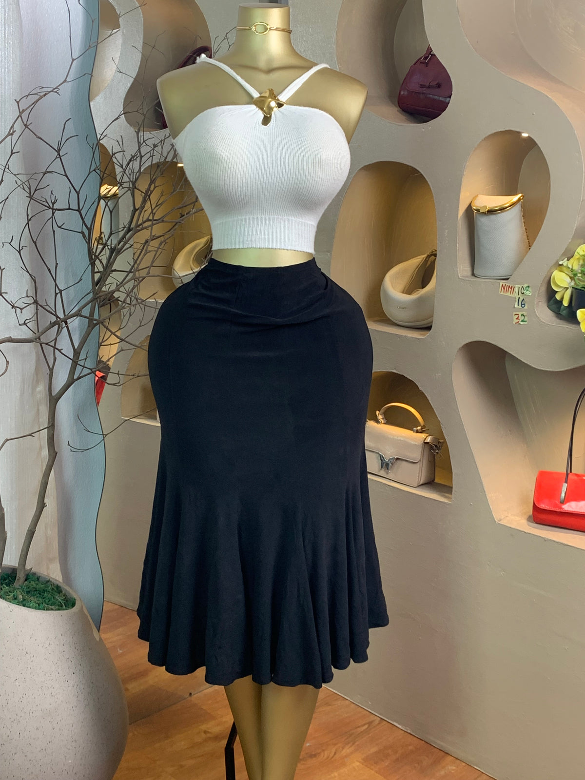 NIMI108 SIZE16 Length32(skirt only)