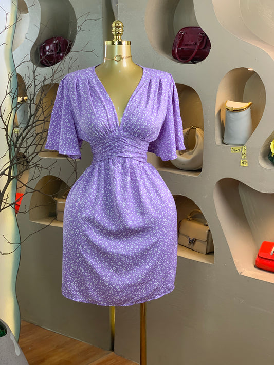 GRACE12 SIZE12 Length37 purple dress