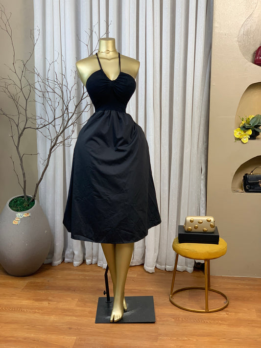 LEE38 SIZE10 Black DRESS Length50
