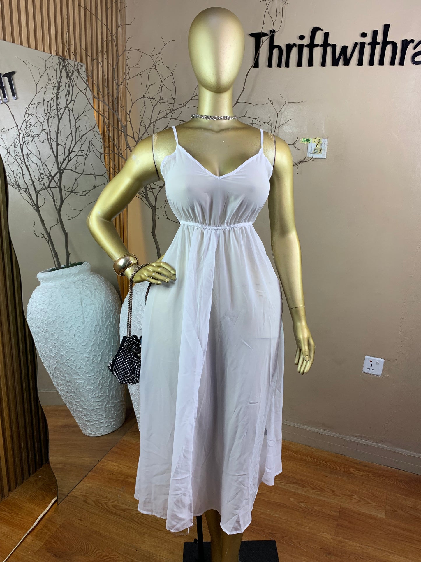 SIZE6 BABE76 Length52(white)