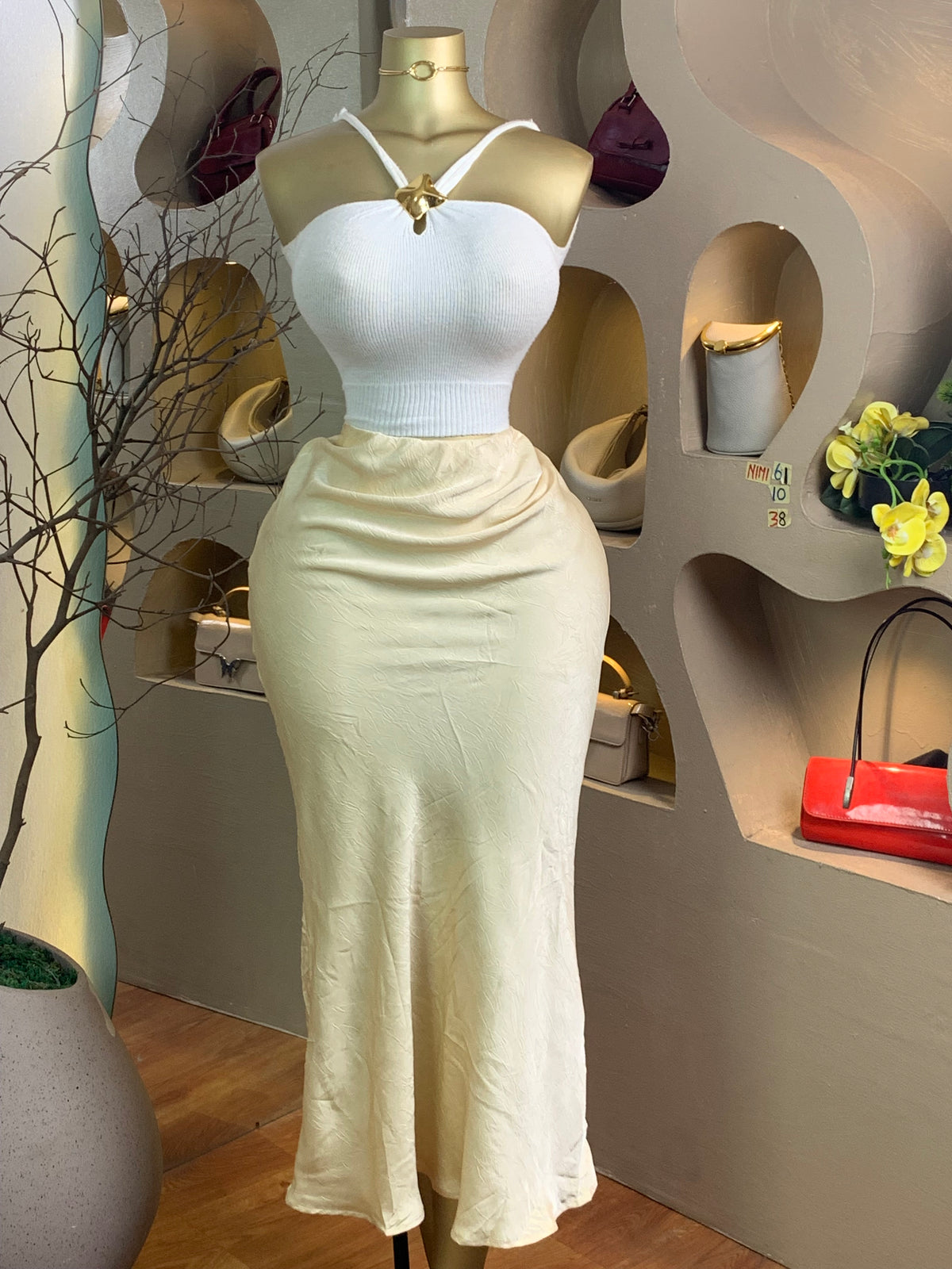 NIMI61 SIZE10 Length38(skirt only)