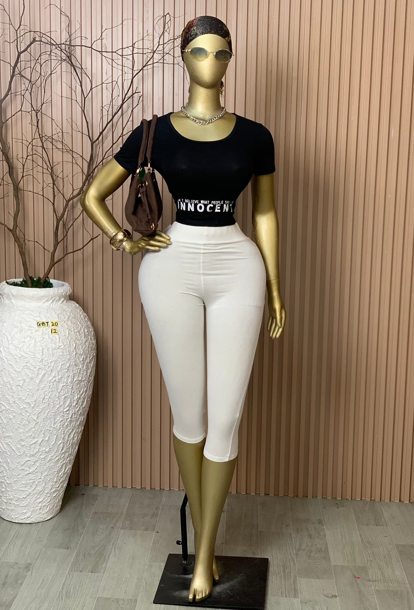 SIZE12 GLAMOUR BASIC TOP20 BLACK