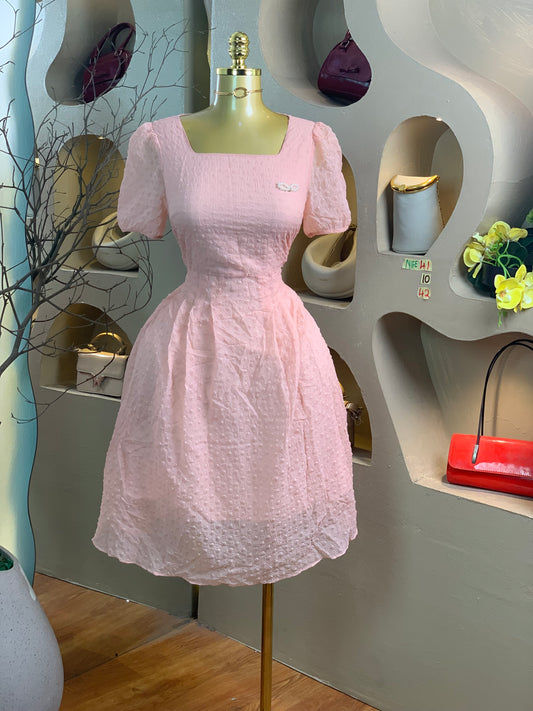NIFE41 SIZE10 Length42 pink dress