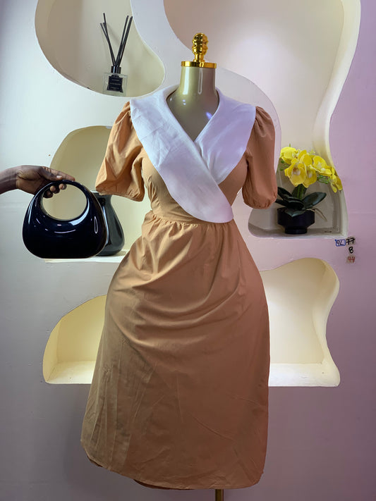 SIZE8 9L77 length44(wrap Dress)
