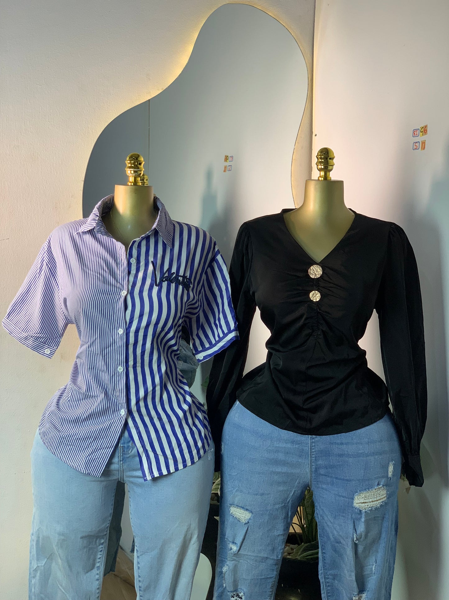 SIZE12 8I96A (white and blue stripes)