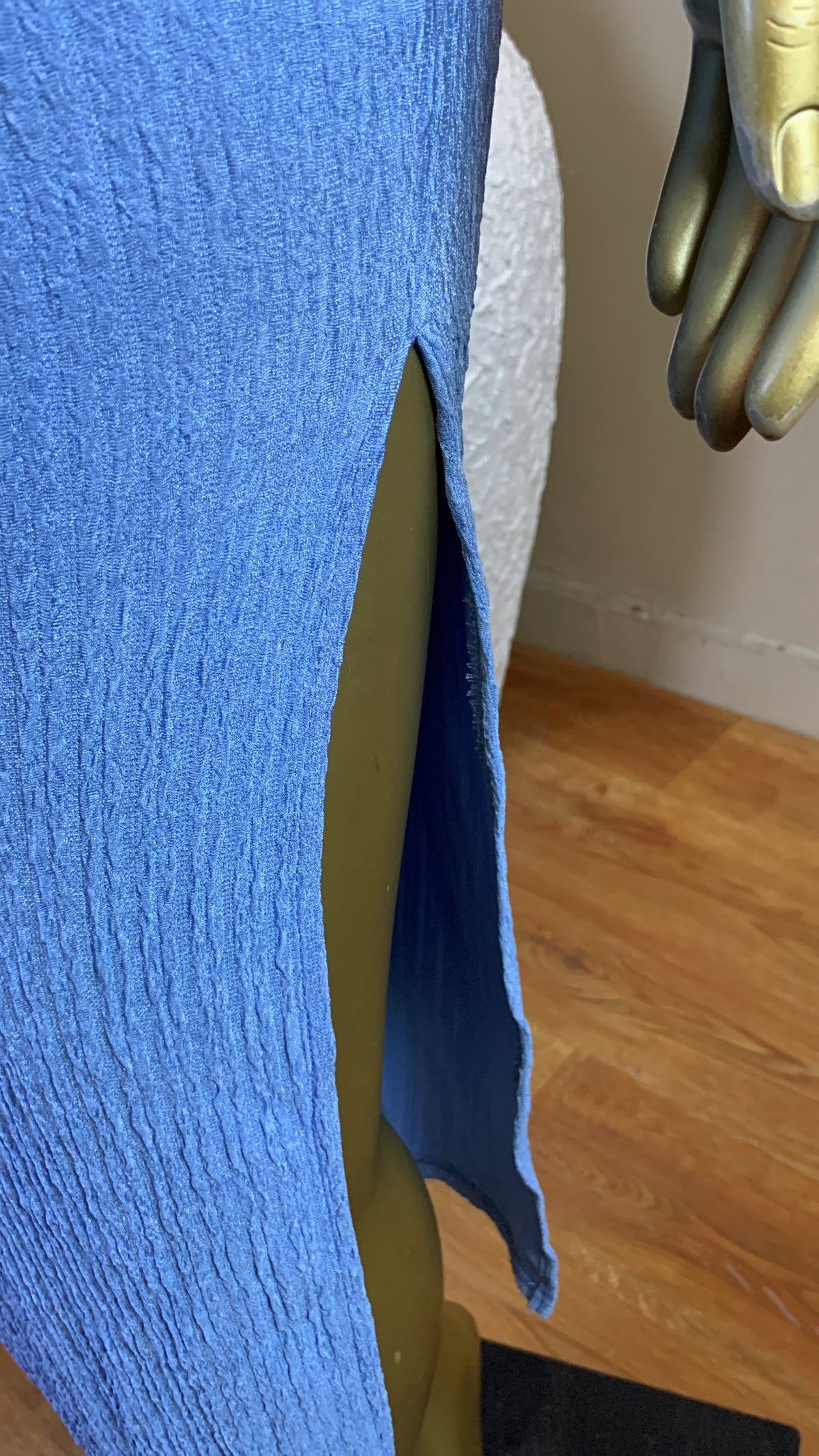 RINA18 SIZE10 Length45 blue dress