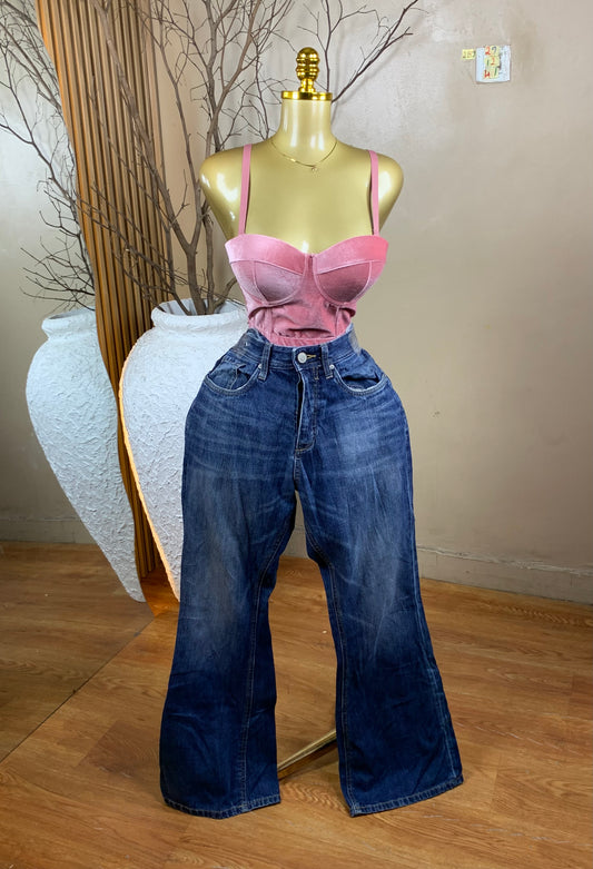 2Baggy Jean29 SIZE12 Length41(Wide leg)