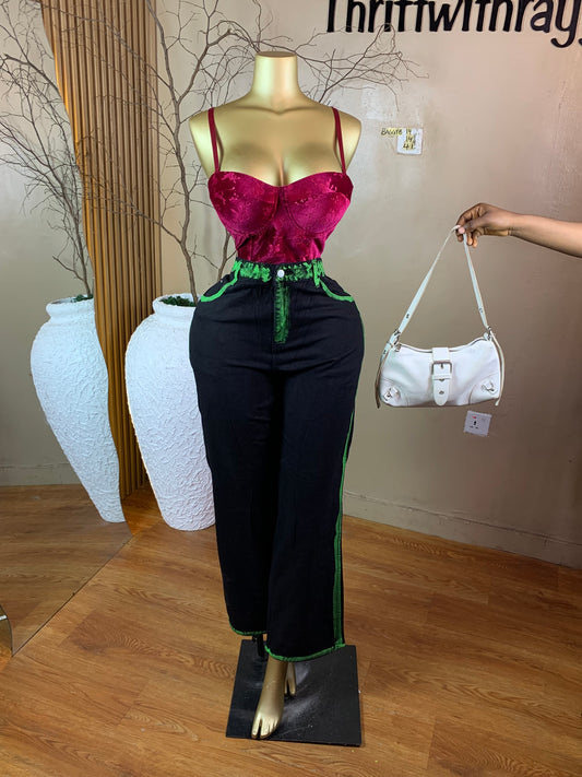 SIZE12&14 BAGGYB14 Length41 Jean only