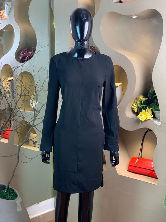 TEMMY64 SIZE8 Length39 black dress