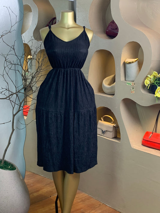 MIRA33 SIZE12 Length46 black dress