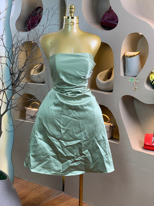 NIFE16 SIZE8 Length35 sage dress
