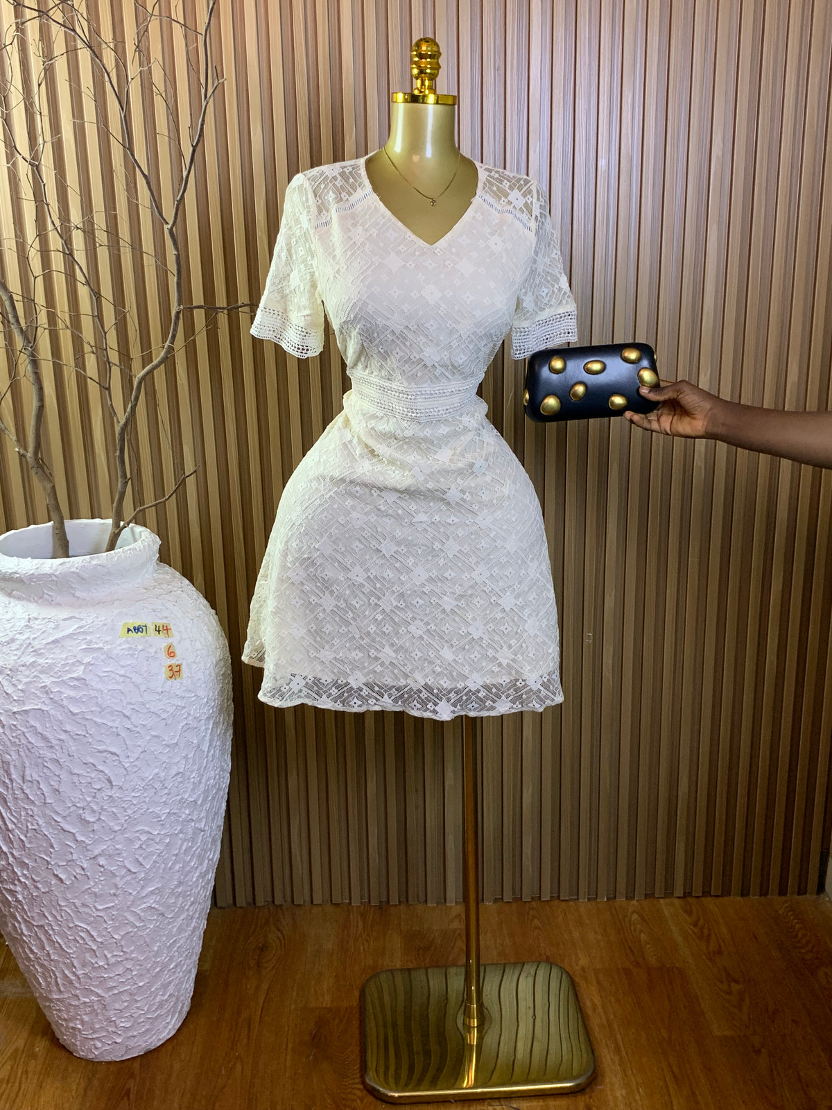ABBY44 SIZE6 Length37 dress