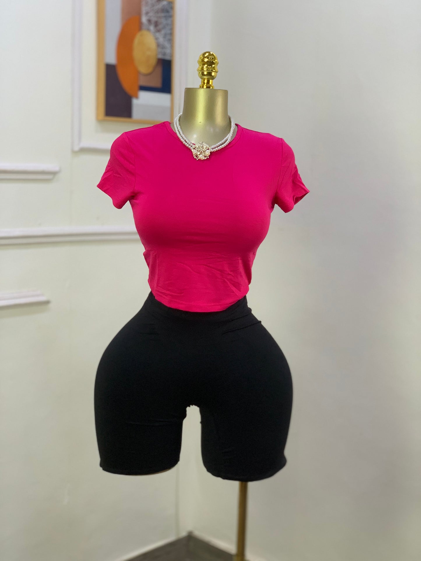 BRAND NEW CROP TOP (pink)