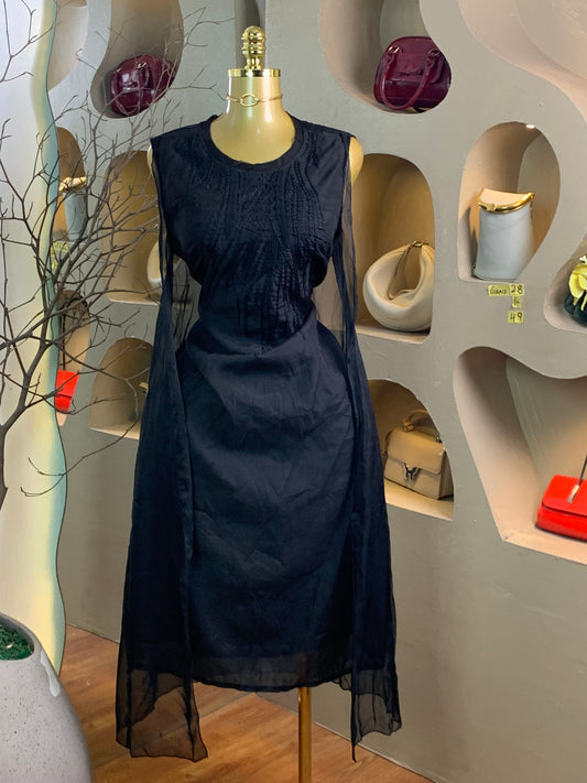 GRACE28 SIZE8 Length49 black dress