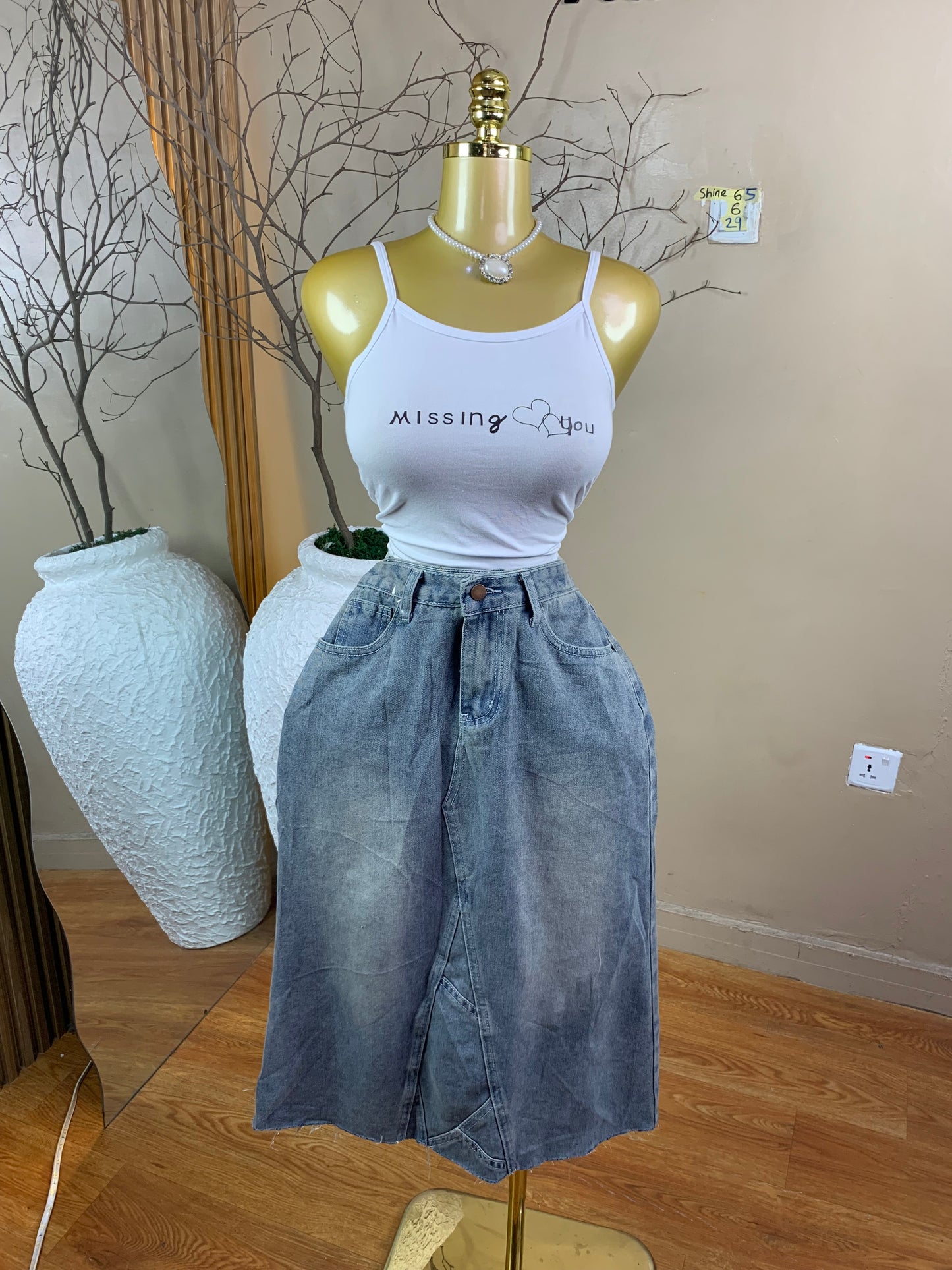 SIZE6 Shine65 Length21(Skirt only)