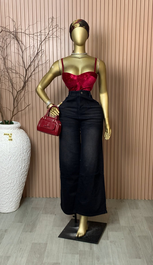 SIZE10,12,14 ARIA5 Length42 Baggy Jean