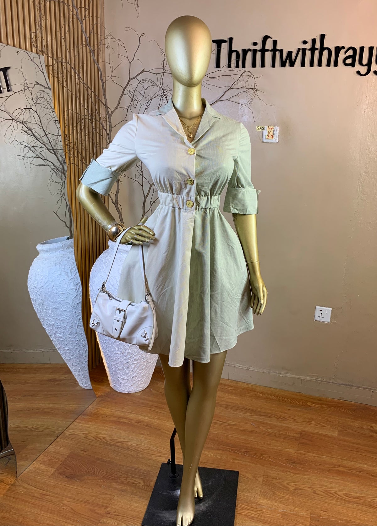 SADE14 SIZE10 Length39 corporate dress