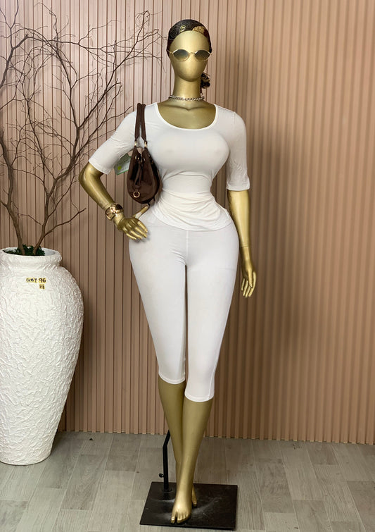 SIZE14 GLAMOUR BASIC TOP96 WHITE