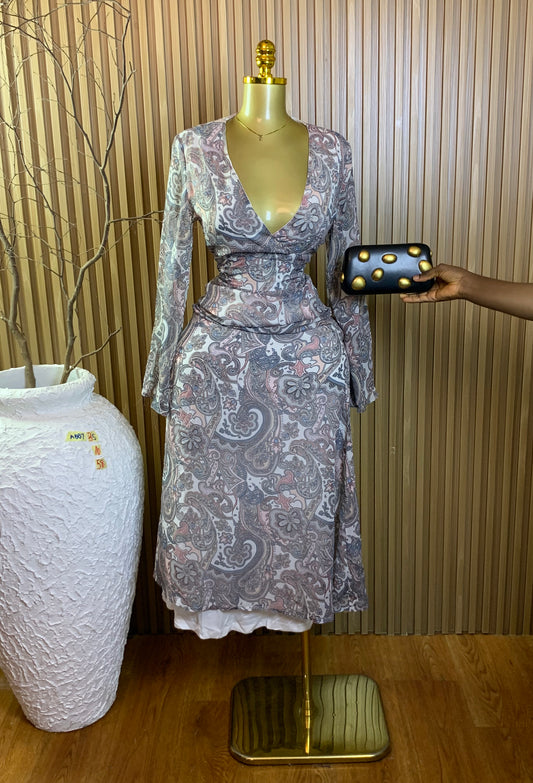 ABBY35 SIZE10 Length58 dress