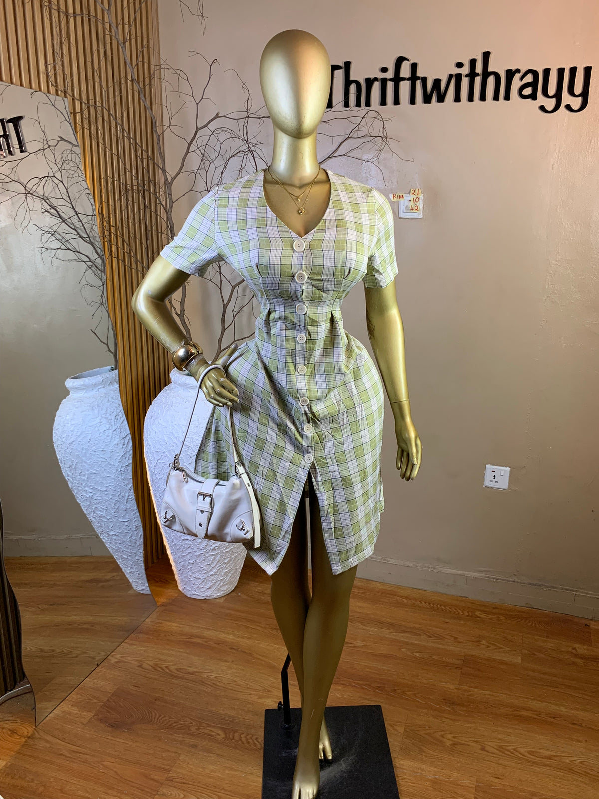 RINA21 SIZE10 Length42 corporate dress