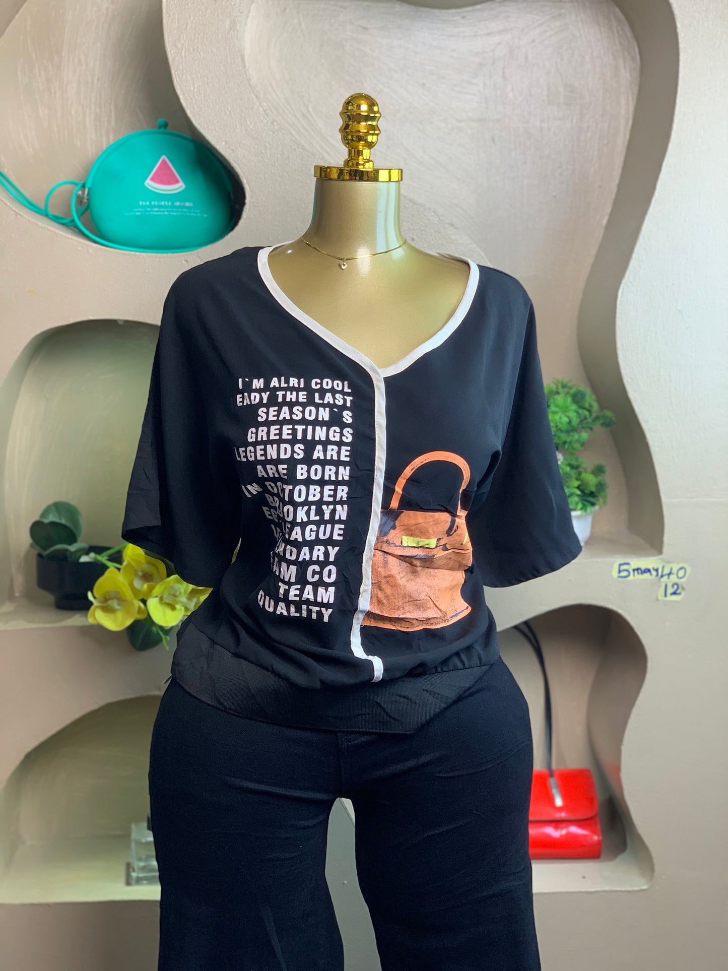 SIZE12 5MAY40 (black free top)