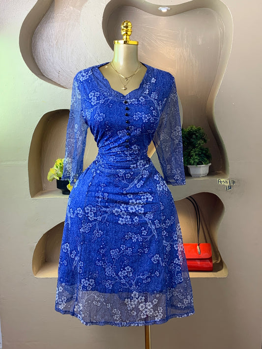 POSH17 FLORAL DRESS SIZE14