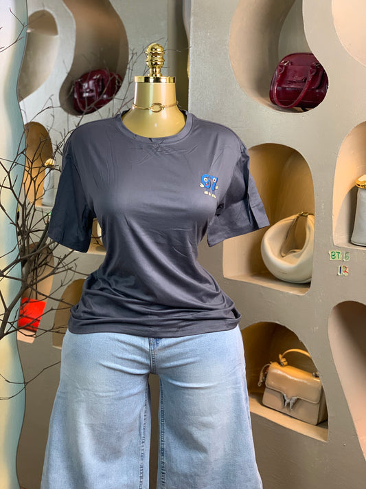 BASIC TEE6 SIZE12 top only (brand new)