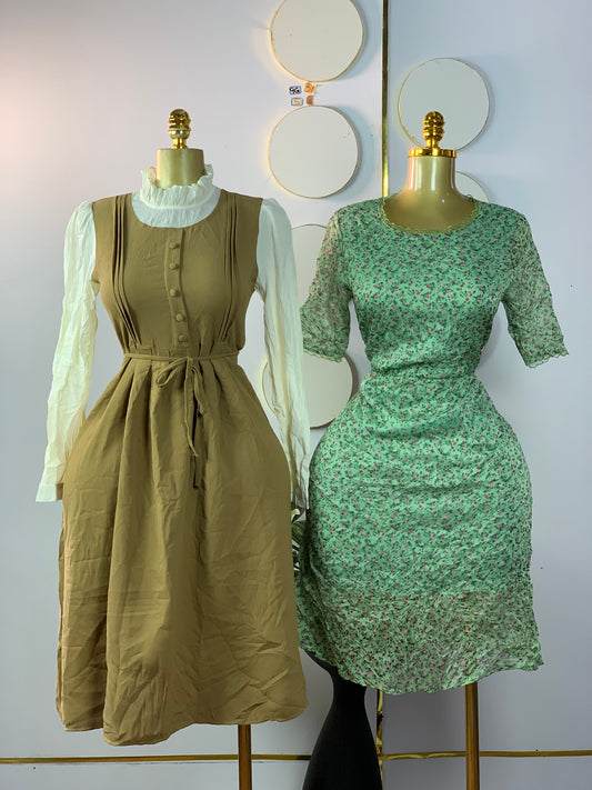 SIZE8 9G31B (Green floral)