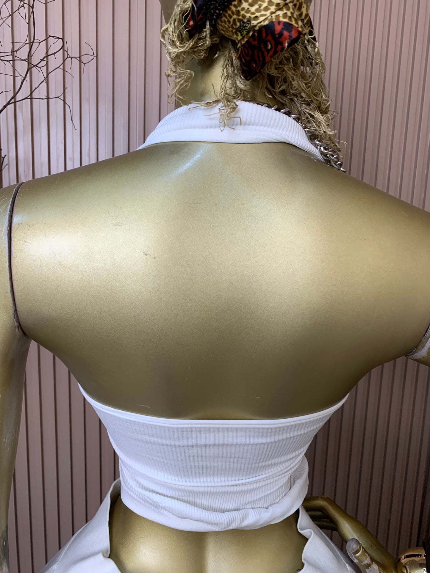 SIZE8 GLAMOUR BASIC TOP26 WHITE