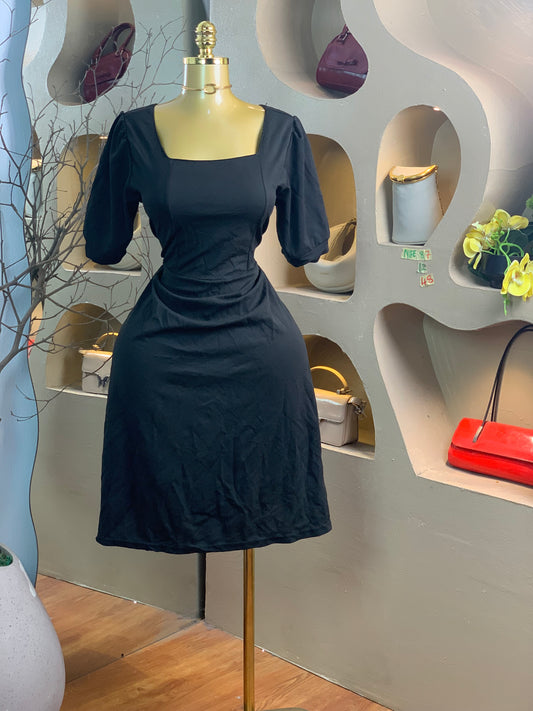 NIFE87 SIZE12 Length48 black dress
