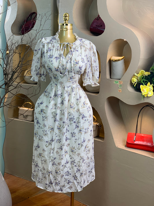 NIFE32 SIZE14 Length45 floral dress