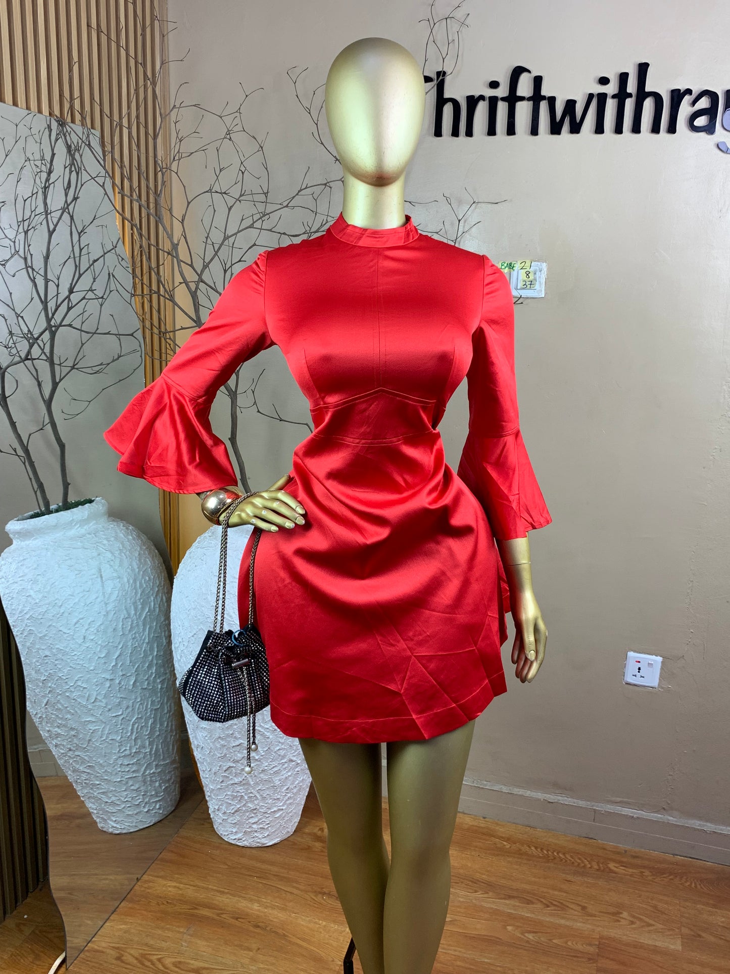 SIZE8 BABE21 LENGTH37(Red)
