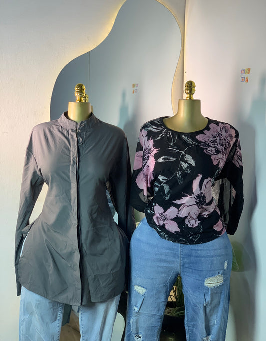 SIZE14 8I103B (Black Floral)