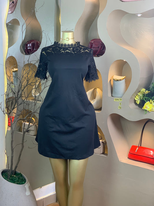 TEMMY30 SIZE8 Length38 black dress