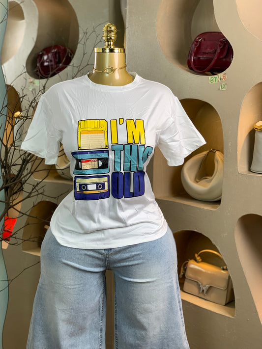 BASIC TEE18 SIZE12 top only (brand new)