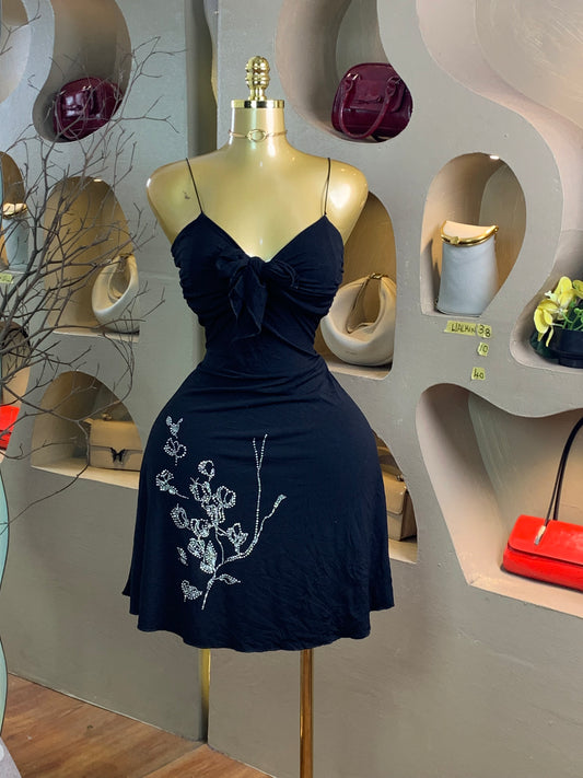 WALK-IN38 SIZE10 Length40 blackdress